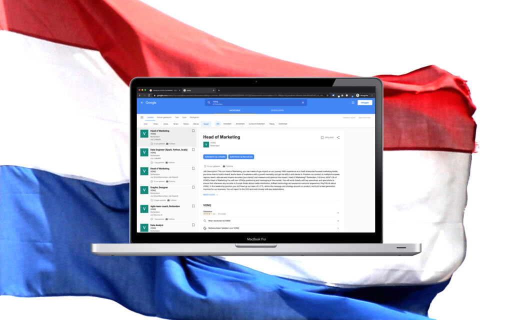 BREAKING NEWS: Google for Jobs officially launched in the Netherlands